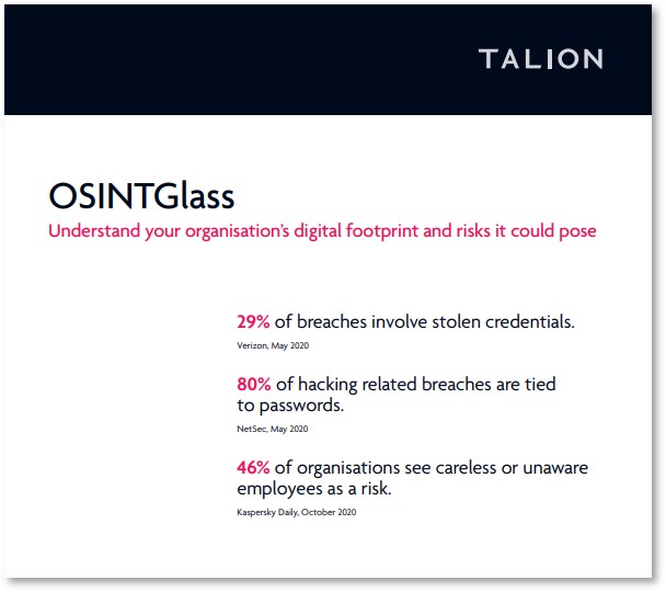 OSINTGlass Datasheet - Drop Shadow